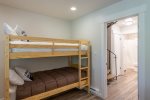 2 nd bedroom with Queen and a 1 set of Bunk Beds